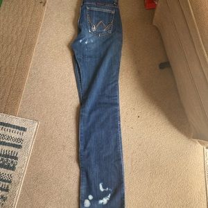 Blue Q-Baby Wrangler jeans